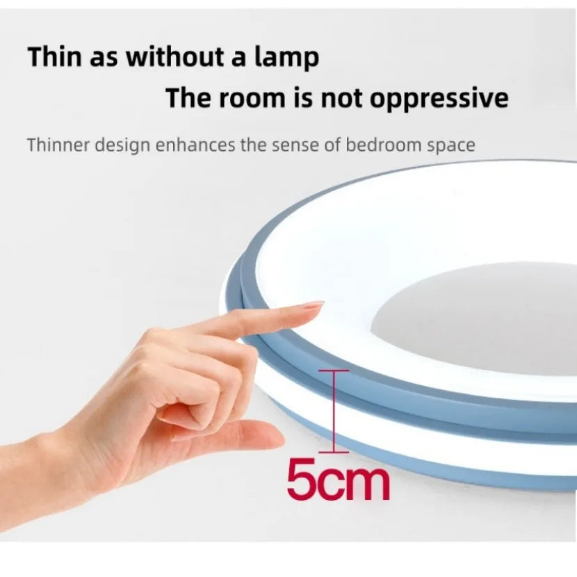Nordic LED Ceiling Light Originality Macaron Circular Color Modern Ceiling Lamp Balcony Bedroom Study Room Aisles Home Lighting
