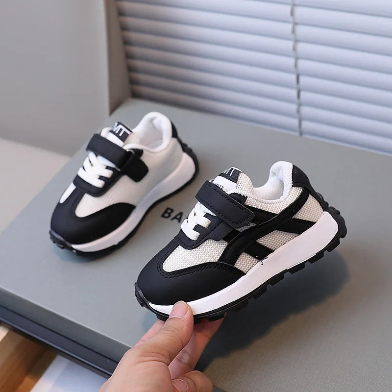Spring and Autumn New Baby Boys Mesh Breathable Sneakers Girls Anti Slip Casual Trend Running Shoes Toddler Outdoor Shoes
