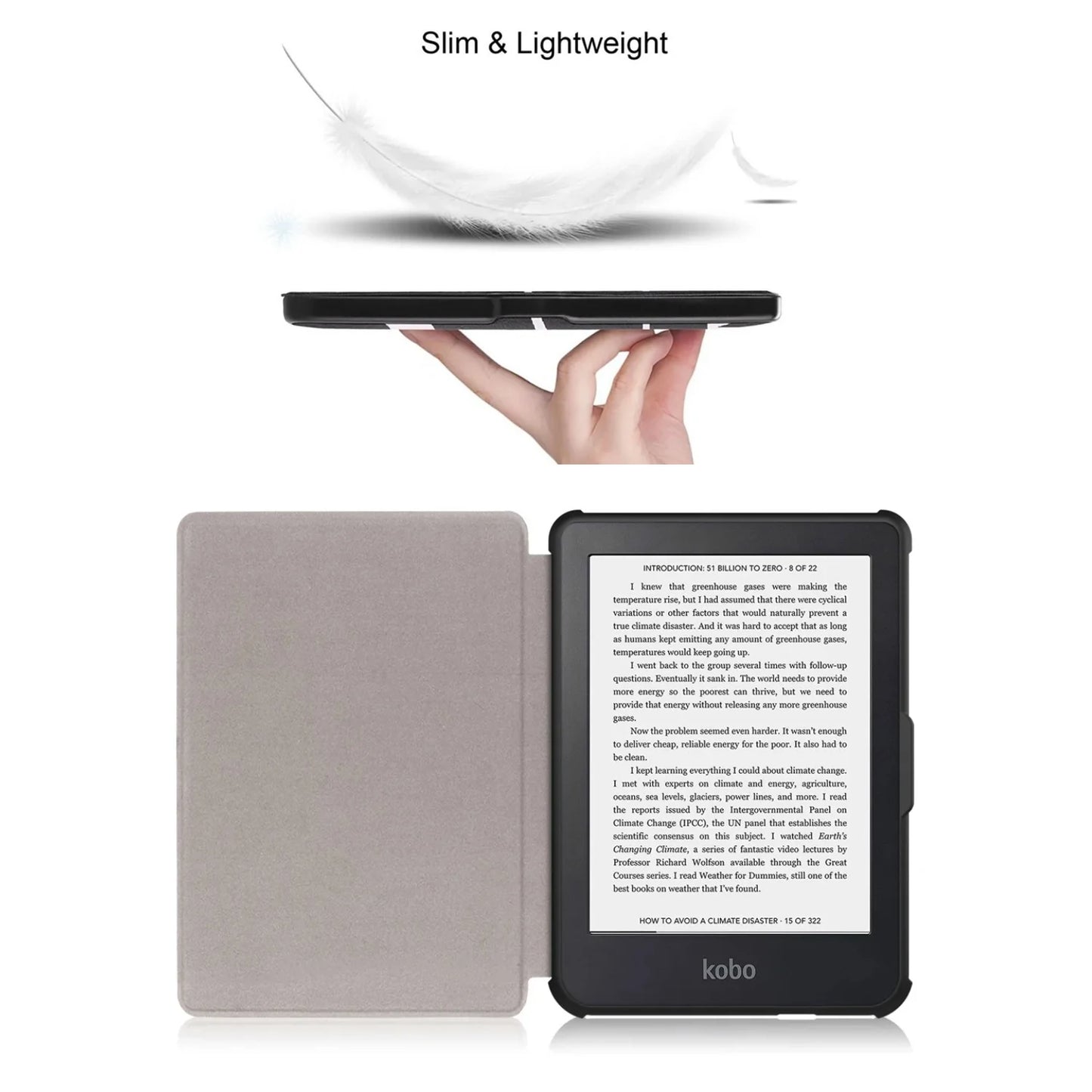 Colour 2024 Case 6 inch Auto Wake Sleep PU Leather Cover Soft Magnetic Ereader Hoesje N365 N367 Funda