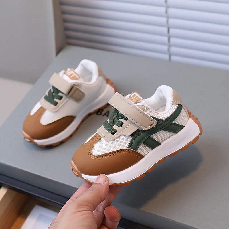 Spring and Autumn New Baby Boys Mesh Breathable Sneakers Girls Anti Slip Casual Trend  Running Shoes Toddler Outdoor Shoes
