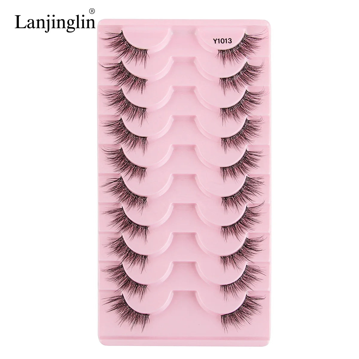 Half Lashes Half Cat Lashes Natural Look Faux Cils Mink Wispy 3d Mink Eyelashes Extension Makeup False Eyelashes