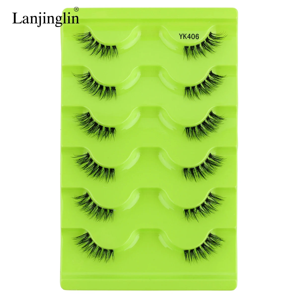 Half Lashes Half Cat Lashes Natural Look Faux Cils Mink Wispy 3d Mink Eyelashes Extension Makeup False Eyelashes