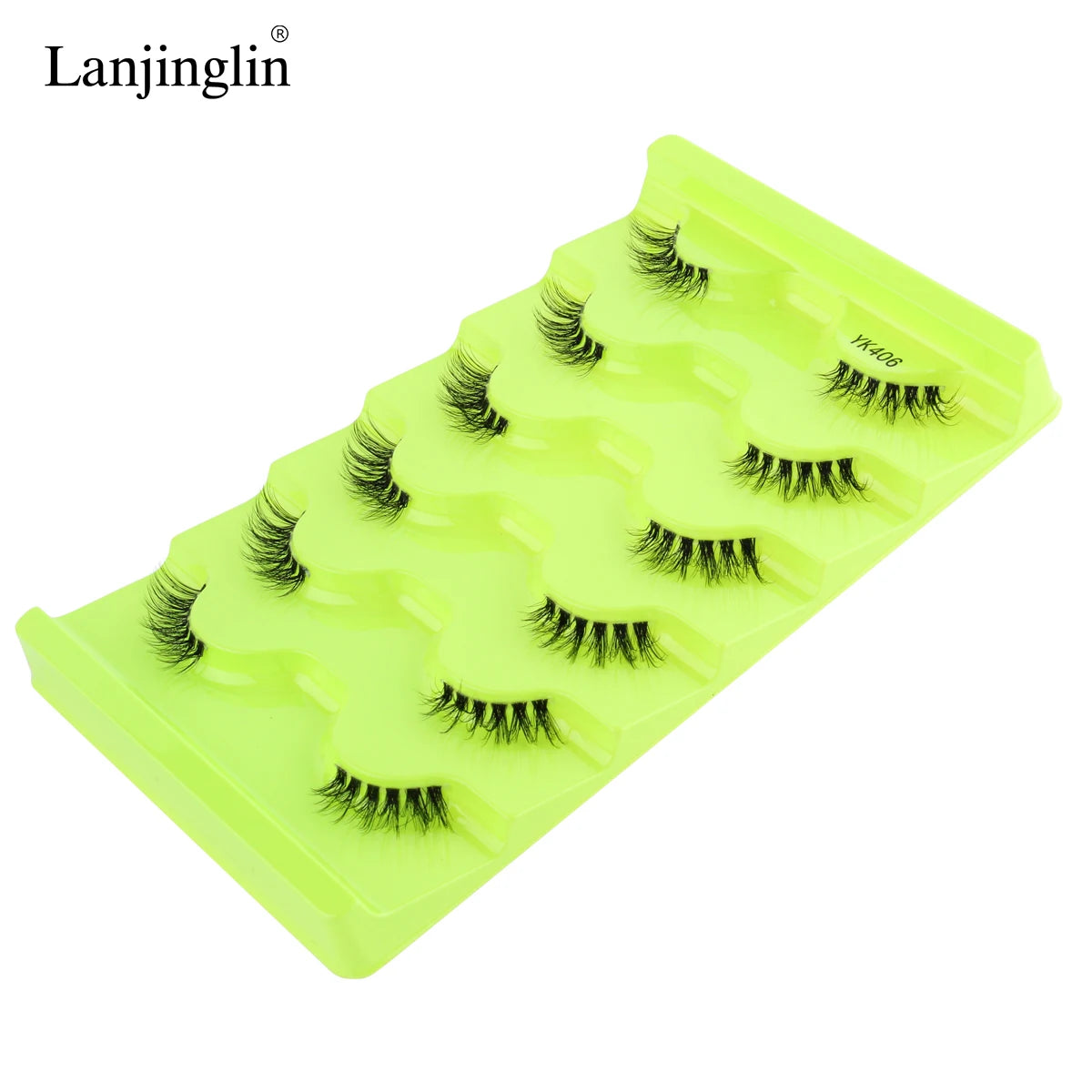 Half Lashes Half Cat Lashes Natural Look Faux Cils Mink Wispy 3d Mink Eyelashes Extension Makeup False Eyelashes