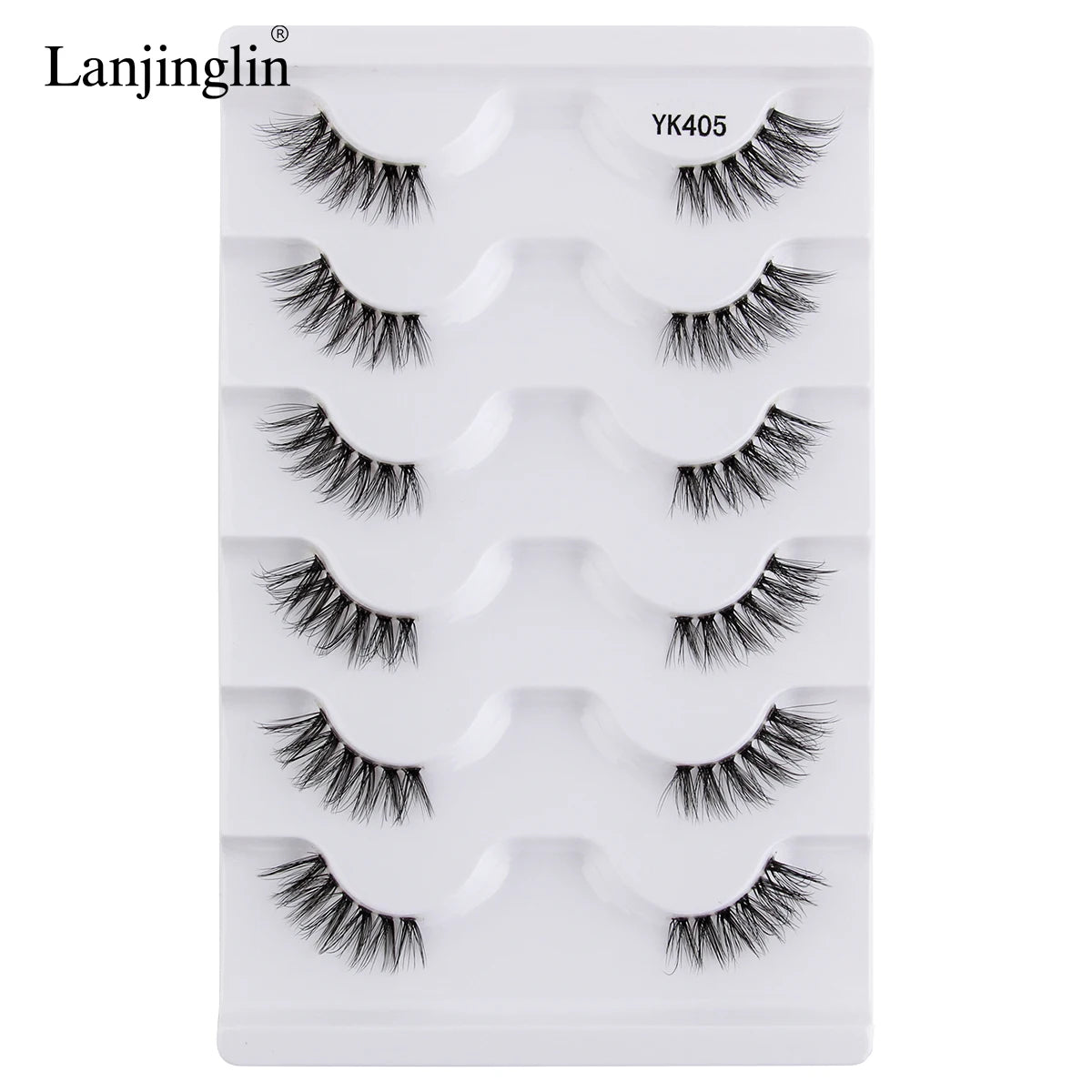 Half Lashes Half Cat Lashes Natural Look Faux Cils Mink Wispy 3d Mink Eyelashes Extension Makeup False Eyelashes