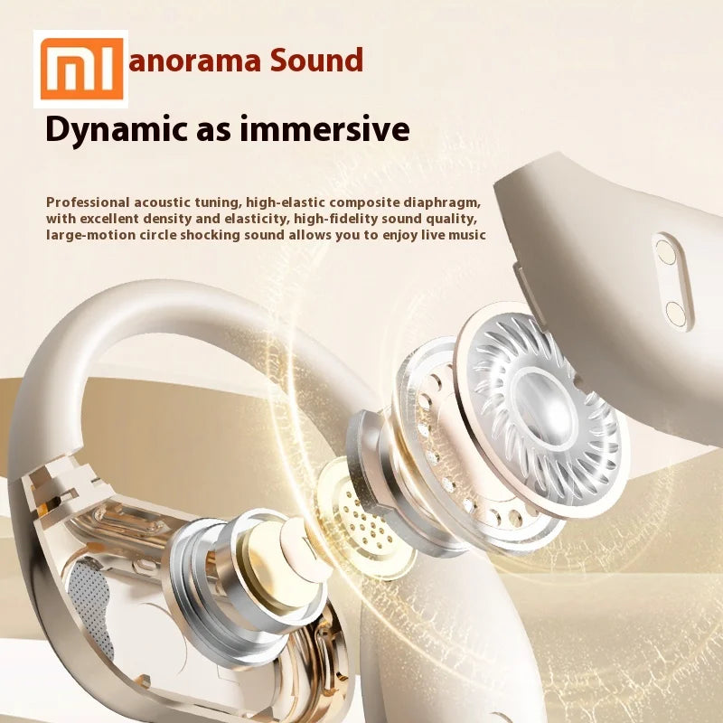 Wireless Headphones HIFI Sound Bluetooth Earphones Running Headsets Waterproof Painless Wearing Earphones With Mic