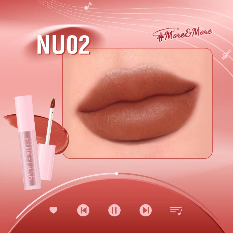 Velvet Matte Lip Glosses Waterproof Long-lasting Lightweight Moisturizing Liquid Lipstick Lip Tints Makeup Cosmetics
