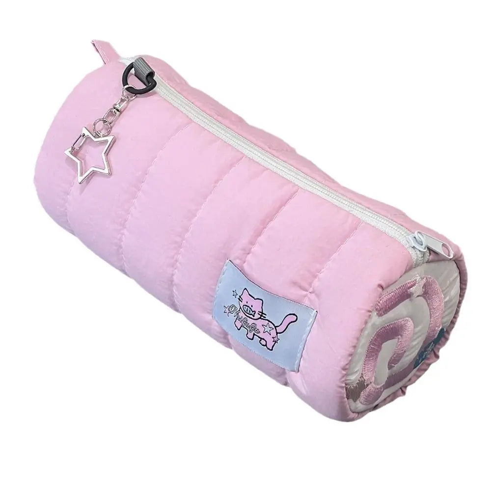 Pencil Case Doll Pencil Case Large Capacity Cosmetic Bag Pencil Case Pink Pencil Case Soft Touch Pen Bag