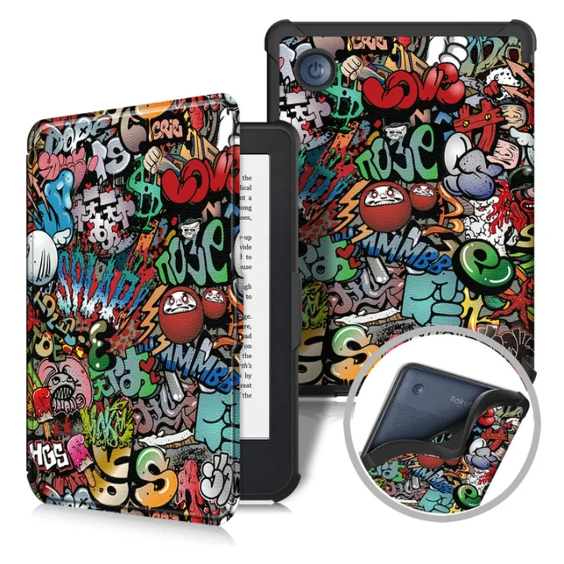 Colour 2024 Case 6 inch Auto Wake Sleep PU Leather Cover Soft Magnetic Ereader Hoesje N365 N367 Funda