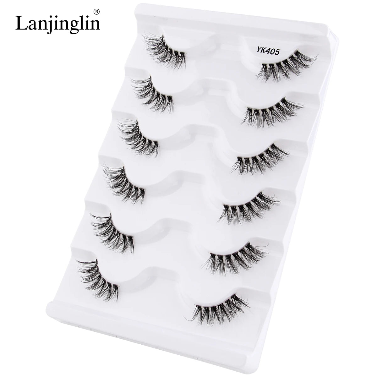 Half Lashes Half Cat Lashes Natural Look Faux Cils Mink Wispy 3d Mink Eyelashes Extension Makeup False Eyelashes