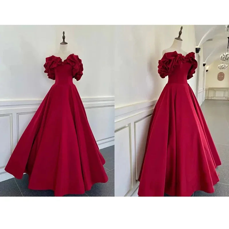 Party Long Dress Women Dresses Green High Waist