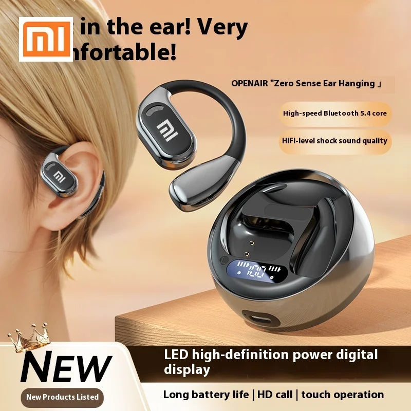 Wireless Headphones HIFI Sound Bluetooth Earphones Running Headsets Waterproof Painless Wearing Earphones With Mic