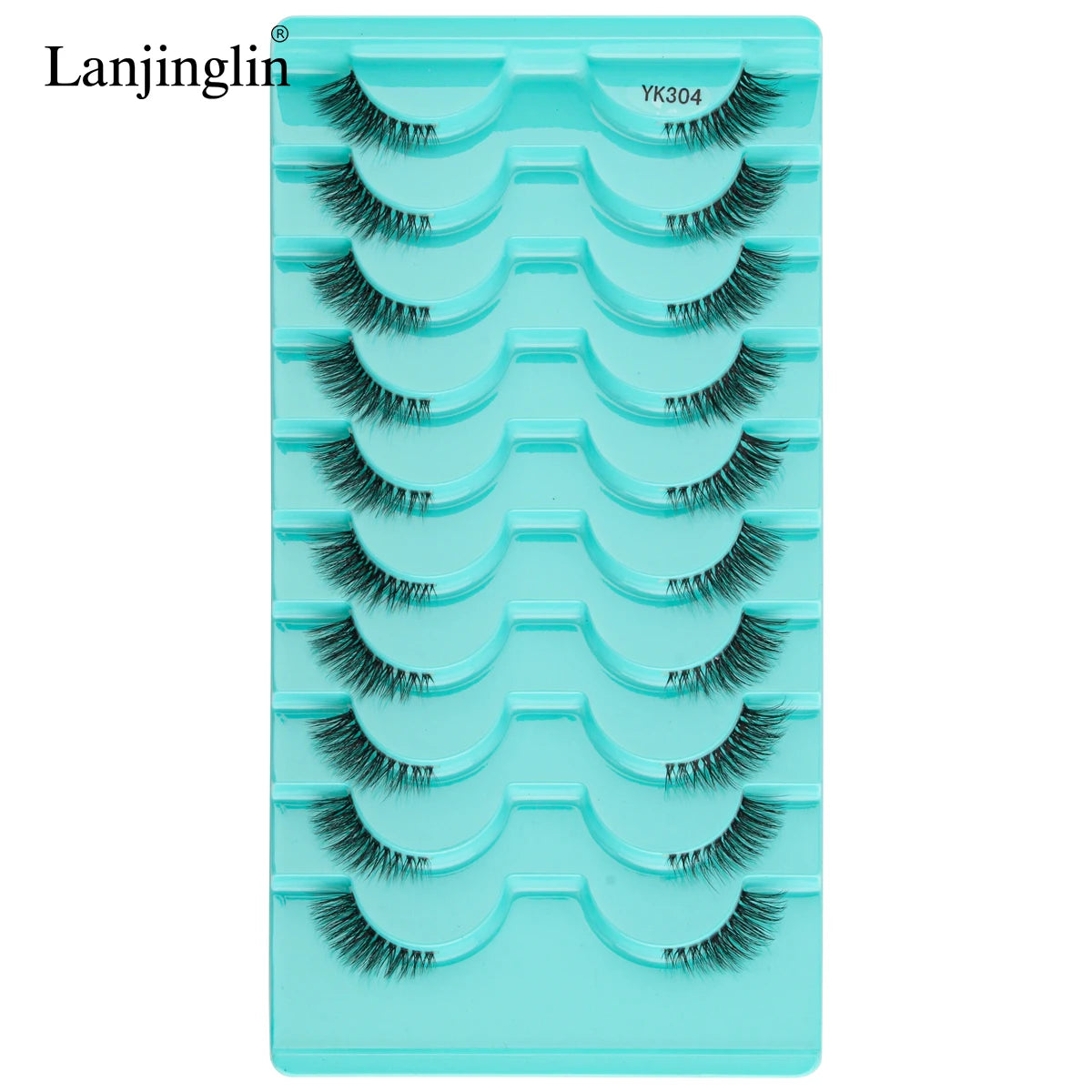 Half Lashes Half Cat Lashes Natural Look Faux Cils Mink Wispy 3d Mink Eyelashes Extension Makeup False Eyelashes