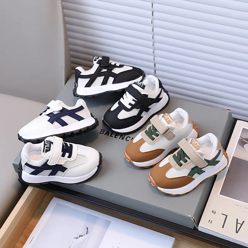 Spring and Autumn New Baby Boys Mesh Breathable Sneakers Girls Anti Slip Casual Trend  Running Shoes Toddler Outdoor Shoes