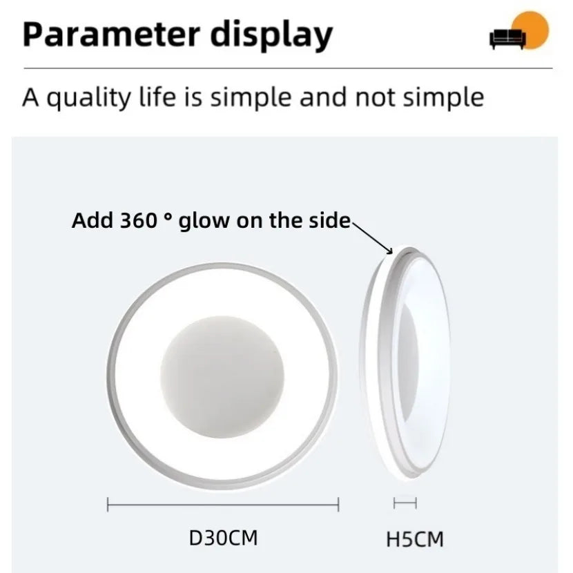Nordic LED Ceiling Light Originality Macaron Circular Color Modern Ceiling Lamp Balcony Bedroom Study Room Aisles Home Lighting