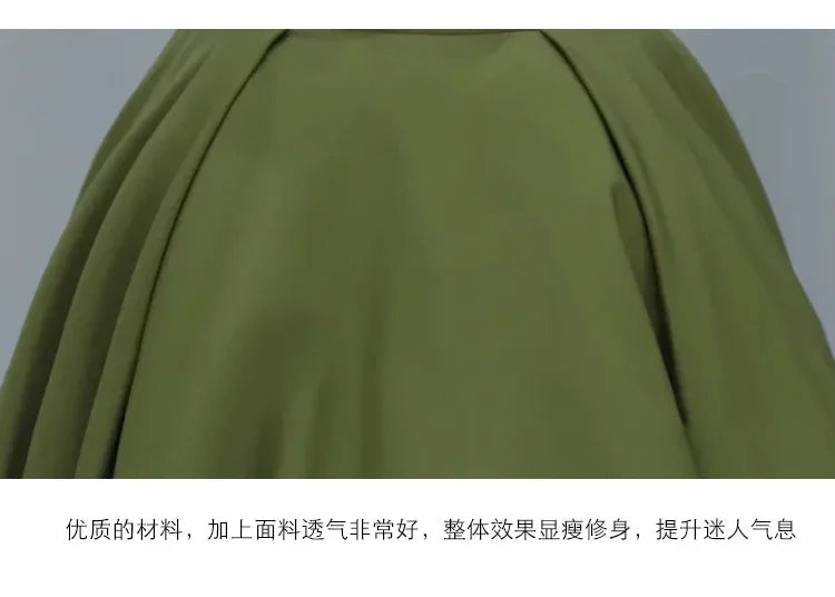 Party Long Dress Women Dresses Green High Waist