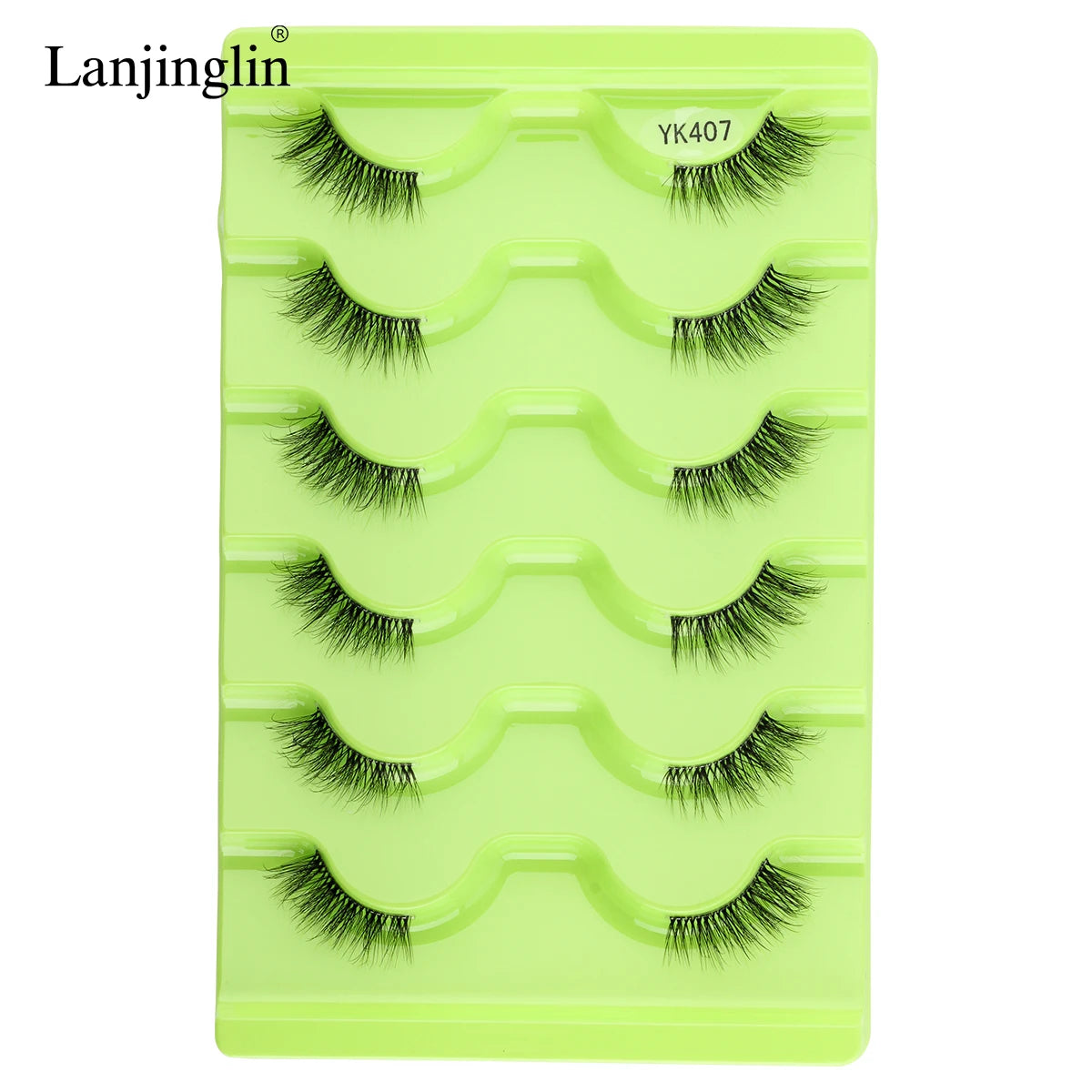 Half Lashes Half Cat Lashes Natural Look Faux Cils Mink Wispy 3d Mink Eyelashes Extension Makeup False Eyelashes