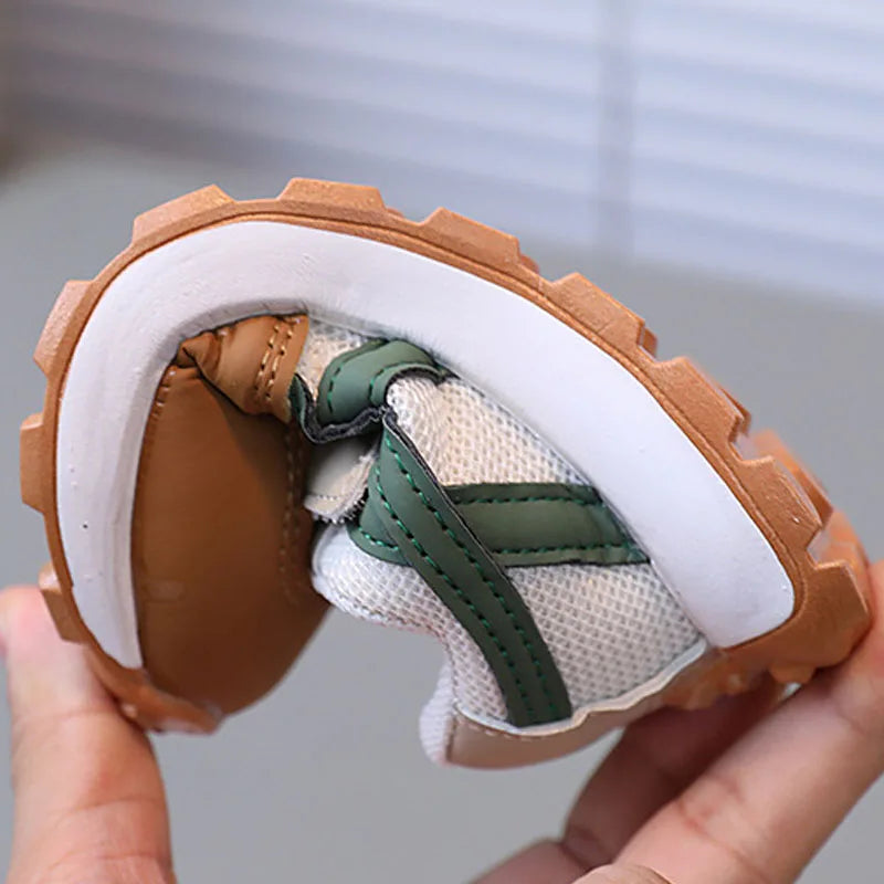Spring and Autumn New Baby Boys Mesh Breathable Sneakers Girls Anti Slip Casual Trend  Running Shoes Toddler Outdoor Shoes