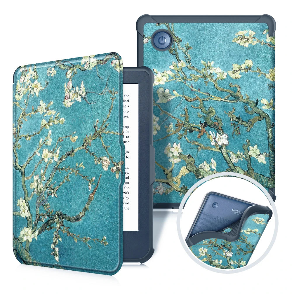 Colour 2024 Case 6 inch Auto Wake Sleep PU Leather Cover Soft Magnetic Ereader Hoesje N365 N367 Funda