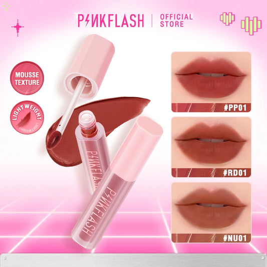 Velvet Matte Lip Glosses Waterproof Long-lasting Lightweight Moisturizing Liquid Lipstick Lip Tints Makeup Cosmetics