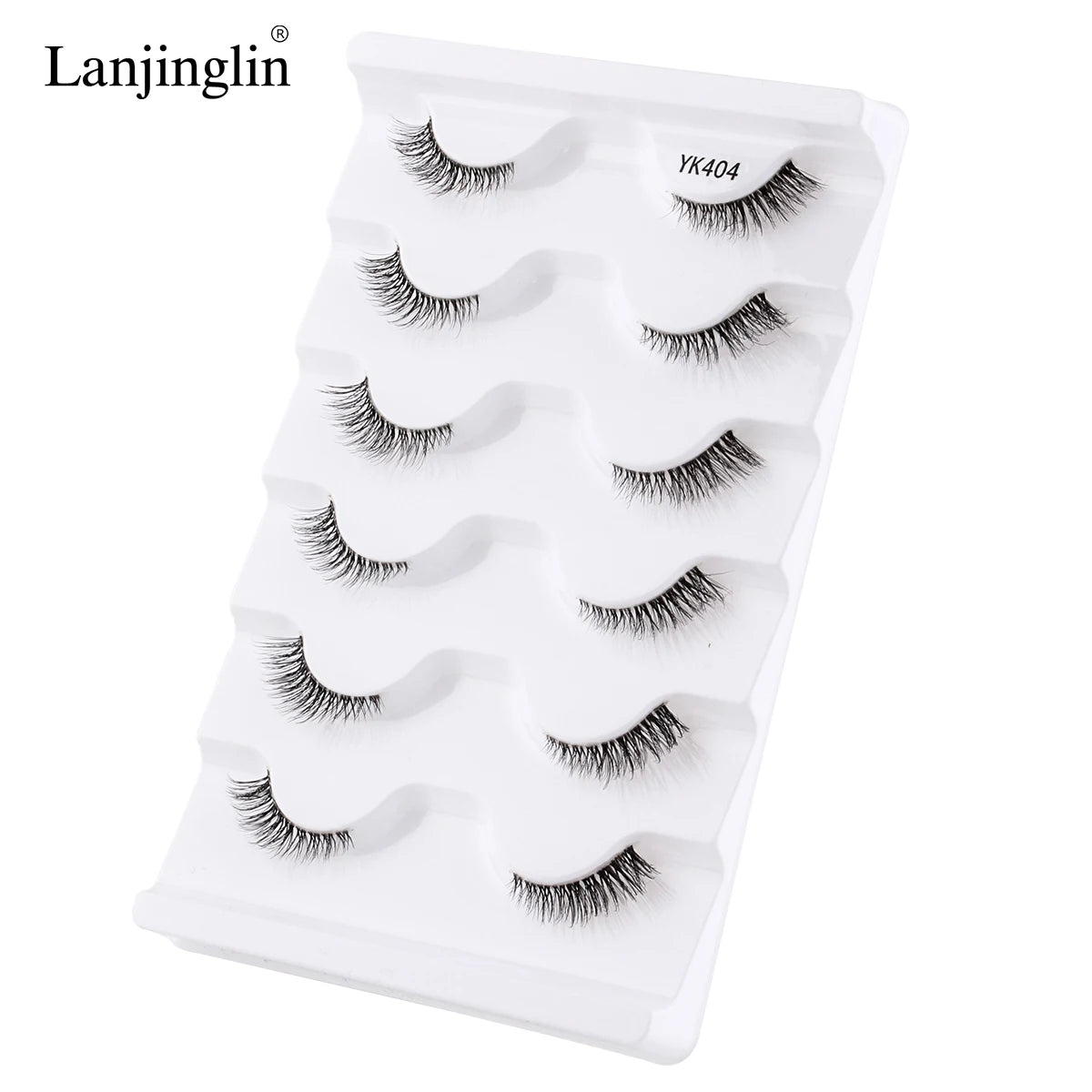 Half Lashes Half Cat Lashes Natural Look Faux Cils Mink Wispy 3d Mink Eyelashes Extension Makeup False Eyelashes