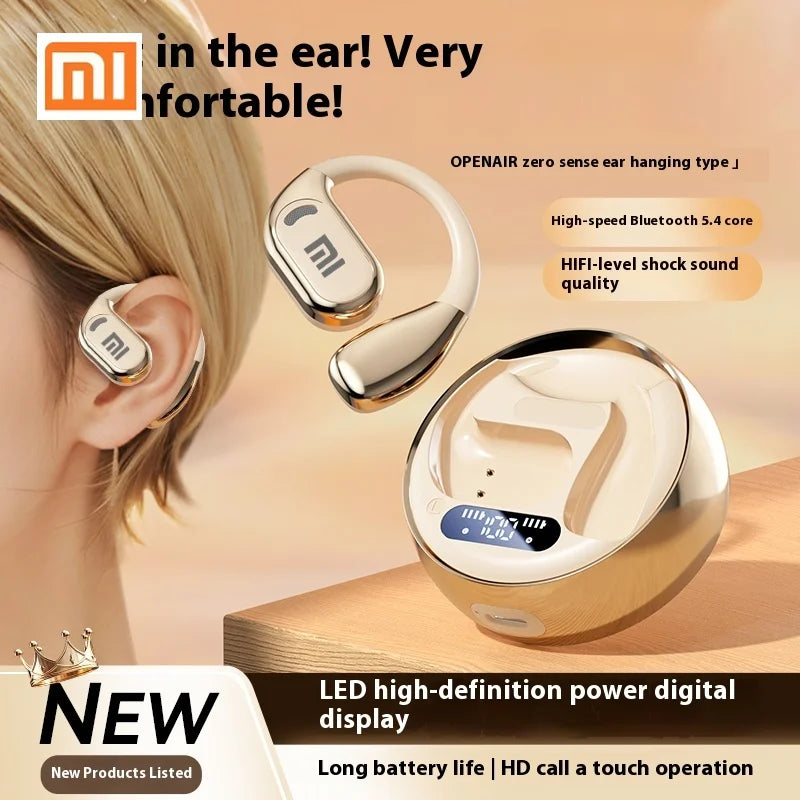 Wireless Headphones HIFI Sound Bluetooth Earphones Running Headsets Waterproof Painless Wearing Earphones With Mic