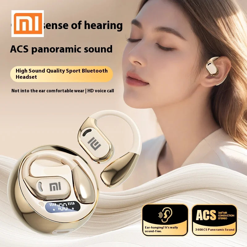 Wireless Headphones HIFI Sound Bluetooth Earphones Running Headsets Waterproof Painless Wearing Earphones With Mic