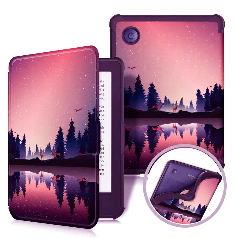 Colour 2024 Case 6 inch Auto Wake Sleep PU Leather Cover Soft Magnetic Ereader Hoesje N365 N367 Funda