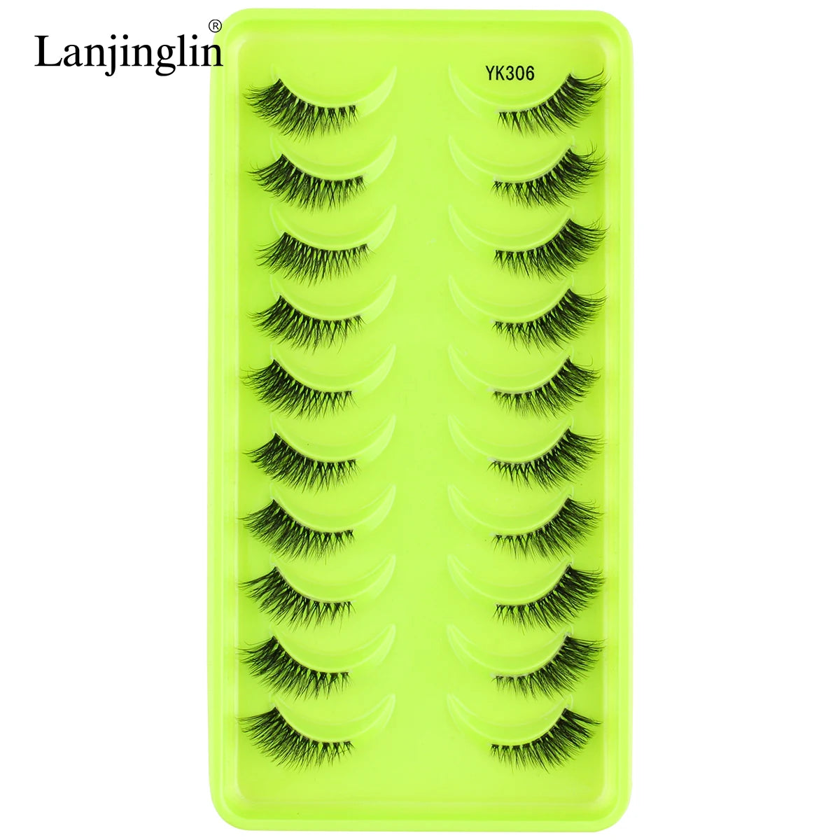 Half Lashes Half Cat Lashes Natural Look Faux Cils Mink Wispy 3d Mink Eyelashes Extension Makeup False Eyelashes