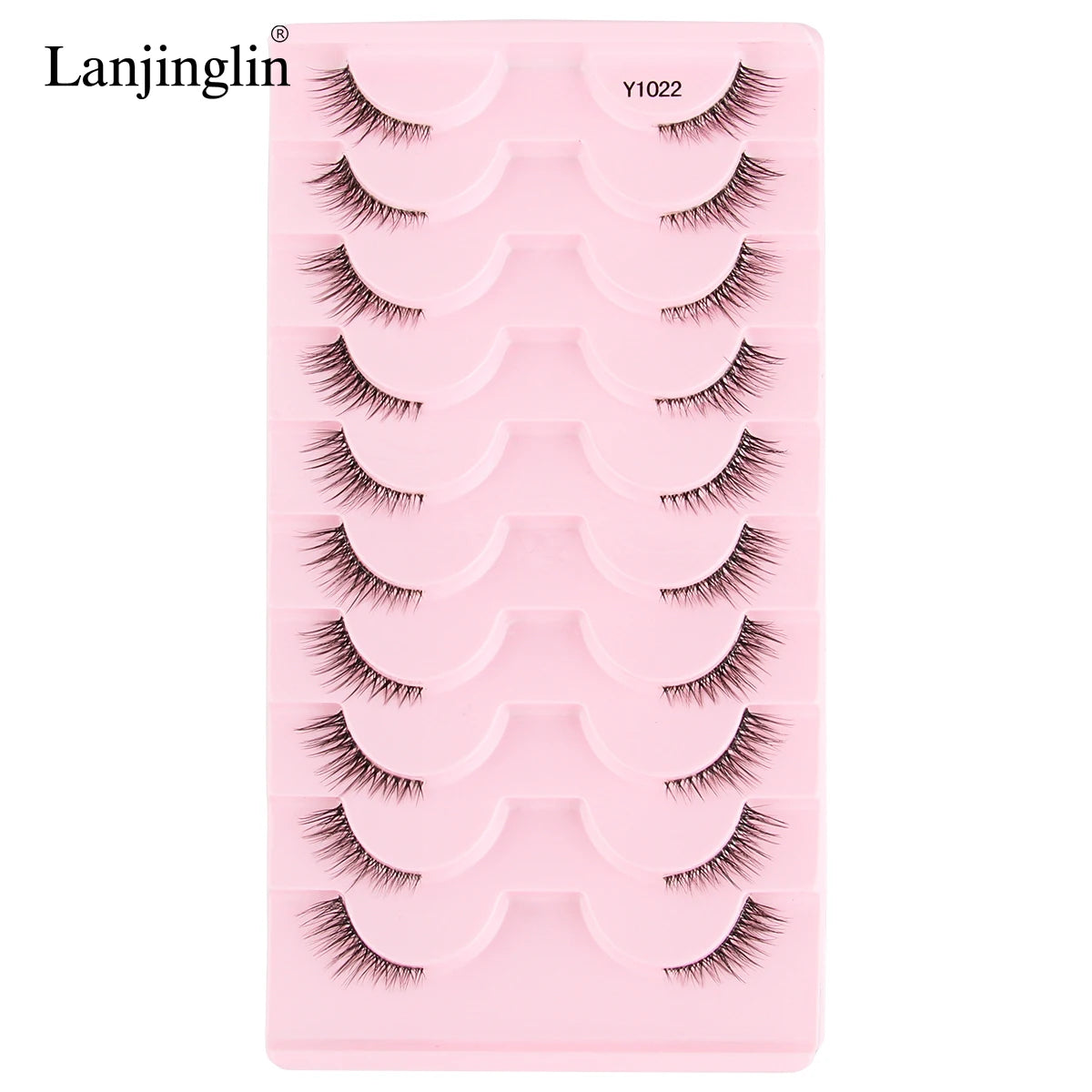 Half Lashes Half Cat Lashes Natural Look Faux Cils Mink Wispy 3d Mink Eyelashes Extension Makeup False Eyelashes