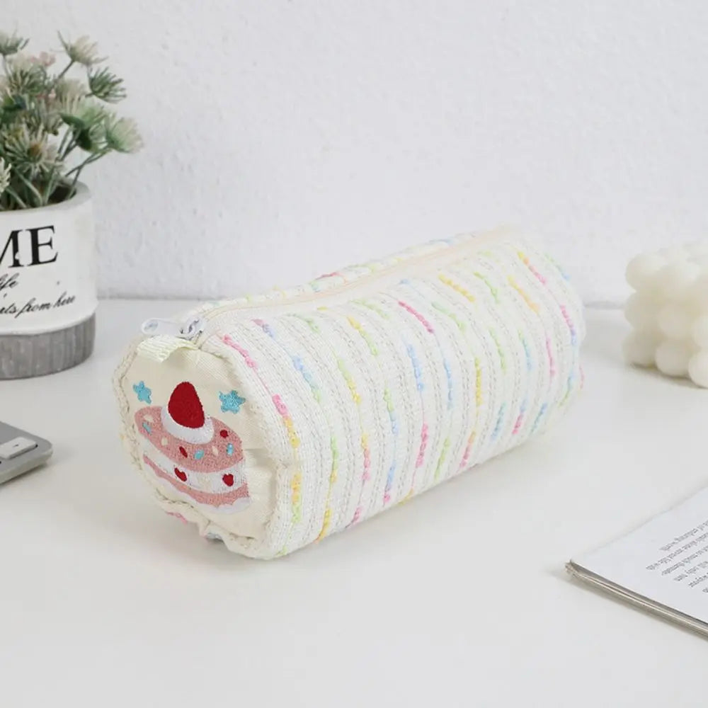 Pencil Case Doll Pencil Case Large Capacity Cosmetic Bag Pencil Case Pink Pencil Case Soft Touch Pen Bag