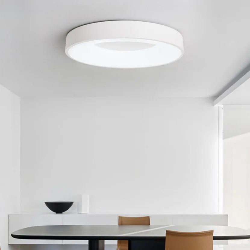 Nordic LED Ceiling Light Originality Macaron Circular Color Modern Ceiling Lamp Balcony Bedroom Study Room Aisles Home Lighting