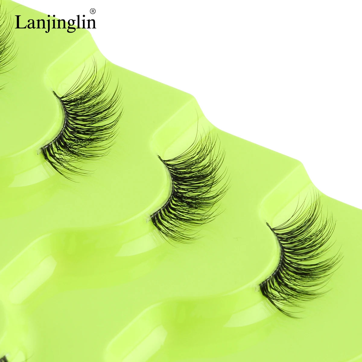 Half Lashes Half Cat Lashes Natural Look Faux Cils Mink Wispy 3d Mink Eyelashes Extension Makeup False Eyelashes