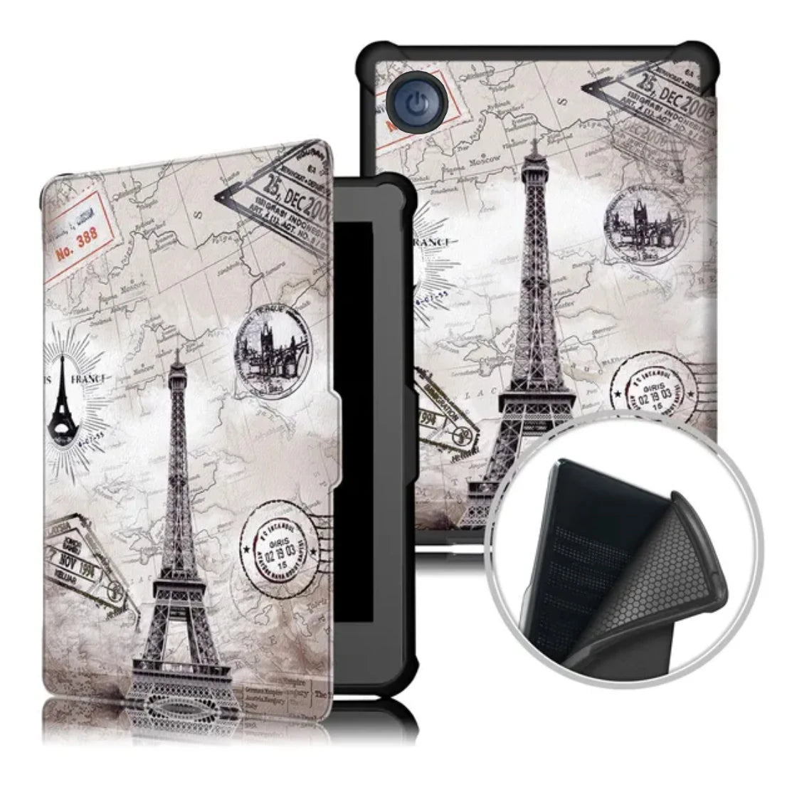 Colour 2024 Case 6 inch Auto Wake Sleep PU Leather Cover Soft Magnetic Ereader Hoesje N365 N367 Funda