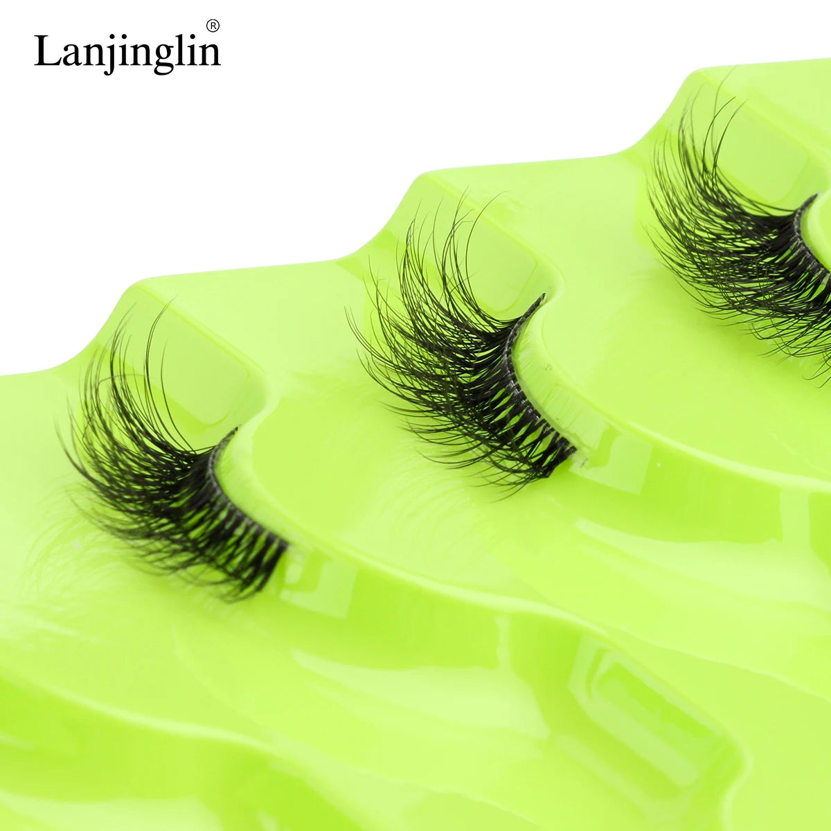 Half Lashes Half Cat Lashes Natural Look Faux Cils Mink Wispy 3d Mink Eyelashes Extension Makeup False Eyelashes